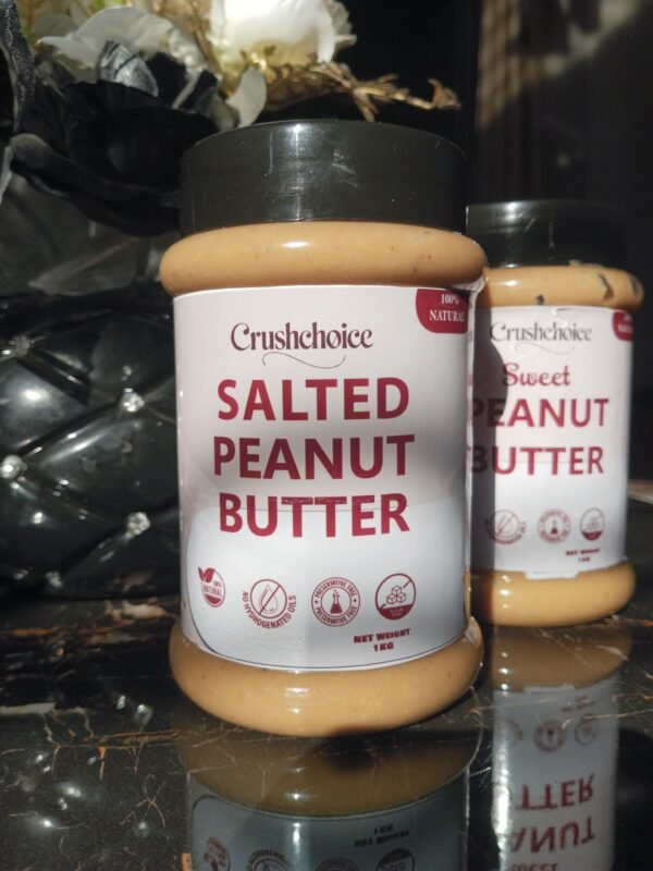 Salted & Sweet Peanut Butter DUO 500g each jar Nutricious & Delcious - Image 3