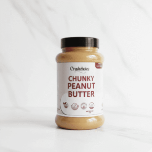 Chunky Peanut Butter Nutritious & Delicious creamy Delights Pure & Organic 1 Kg Jar
